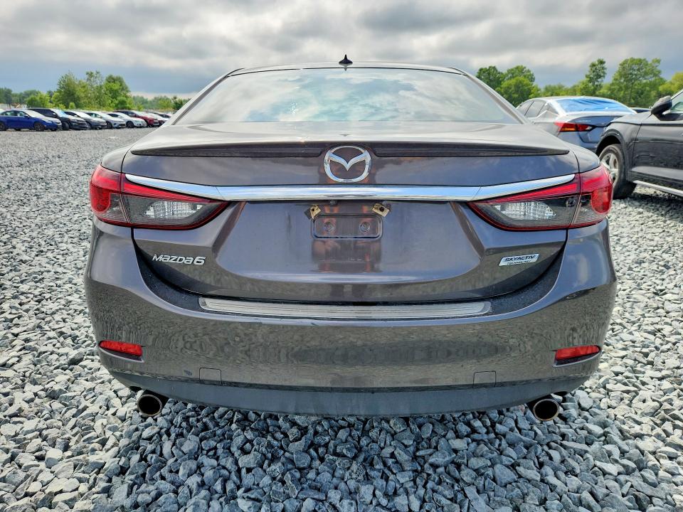 2016 Mazda VIN JM1GJ1W50G1471378 COPART salvage auction — WATER/FLOOD, Oh - Cert Of Title-Salvage Flood, sold $1,700 on 2026-07-27 (photo 6)