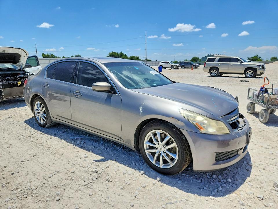 2009 Infiniti G37 VIN JNKCV61E19M310089 COPART salvage auction — FRONT END, TX - SALVAGE VEHICLE TITLE (P), sold $275 on 2026-07-16 (photo 4)