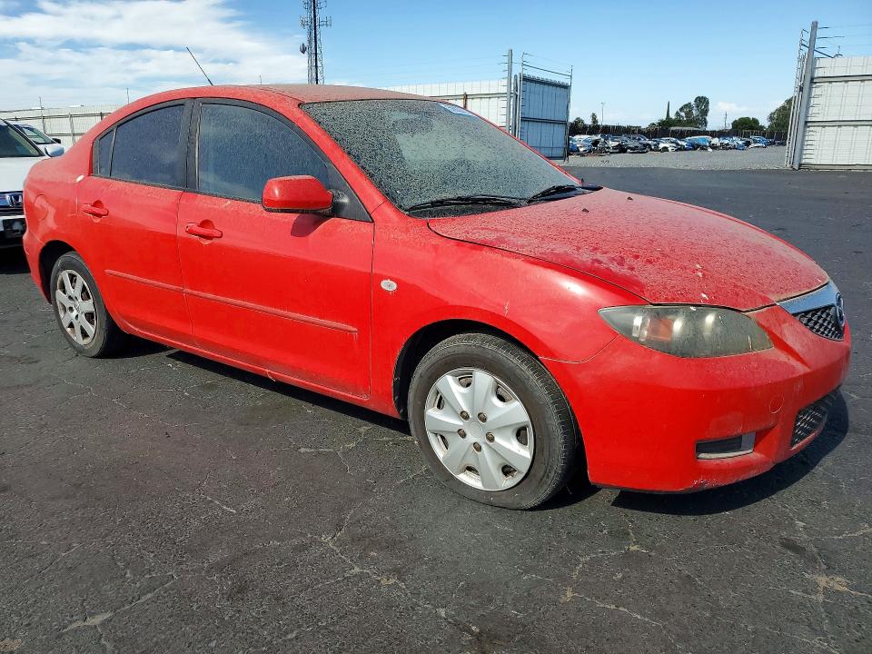 2007 Mazda 3 VIN JM1BK12G271754010 COPART salvage auction — MECHANICAL, Ca - Dis/Dlr/Exp Only Clean Title, sold $450 on 2026-07-09 (photo 4)