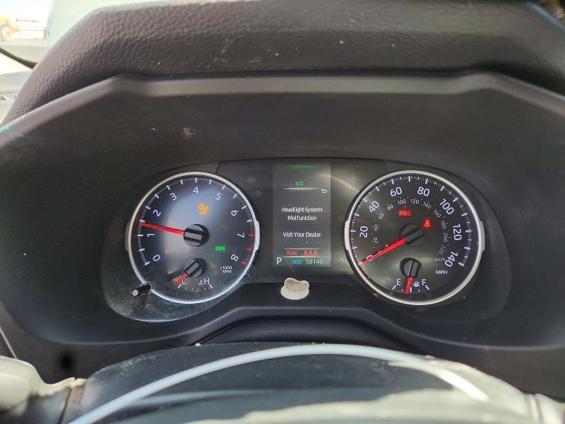 2021 Toyota Rav4 VIN 2T3W1RFV1MW153843 COPART salvage auction — REAR END, CA - SALVAGE CERTIFICATE, sold $8,500 on 2026-07-30 (photo 9)