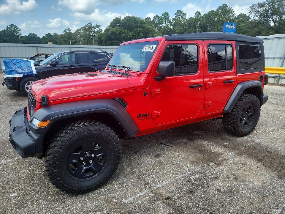 2025 Jeep Wrangler / VIN 1C4PJXDN9SW581217 — COPART salvage auction photo