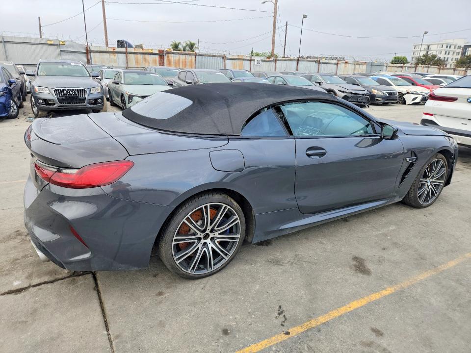 2020 BMW M8 VIN WBSDZ0C09LCD54567 COPART salvage auction — FRONT END, Ny - Mv-907A Salvage Certificate, sold $20,800 on 2026-07-29 (photo 3)