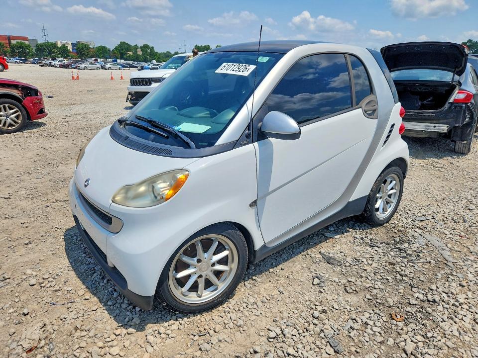 2010 Smart Fortwo VIN WMEEJ3BA4AK358154 COPART salvage auction — MECHANICAL, Oh - Certificate Of Title, sold $575 on 2026-08-07 (photo 1)