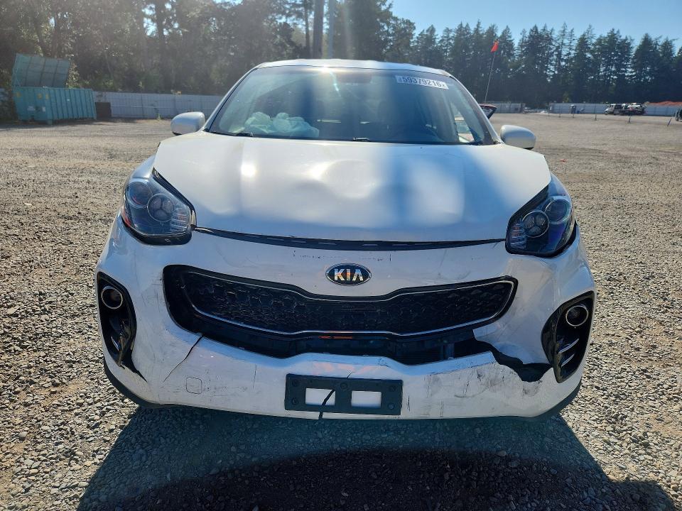 2017 Kia Sportage VIN KNDPMCAC7H7207775 COPART salvage auction — FRONT END, Wa - Bill Of Sale, sold $2,950 on 2026-07-25 (photo 5)