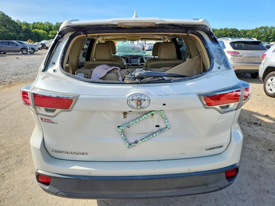 2016 Toyota Highlander VIN 5TDYKRFH1GS180207 COPART salvage auction — SIDE, MS - CERTIFICATE OF TITLE, sold $20 on 2026-07-30 (photo 6)