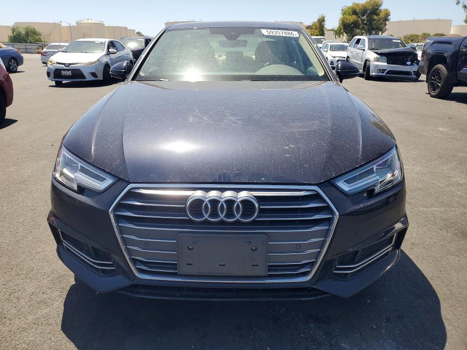 2018 Audi A4 VIN WAULMAF42JN009043 COPART salvage auction — UNDERCARRIAGE, CA - SALVAGE CERTIFICATE, sold $6,200 on 2026-07-15 (photo 5)