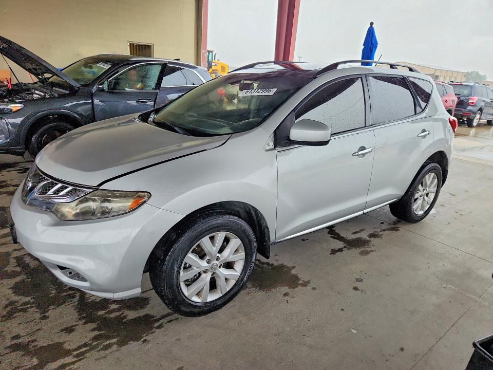 2014 Nissan Murano VIN JN8AZ1MU8EW416139 COPART salvage auction — MECHANICAL, TX - BONDED REBUILT SALVAGE, sold $200 on 2026-07-20 (photo 1)