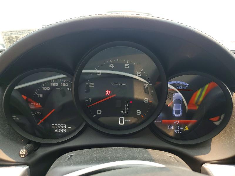 2014 Porsche Cayman VIN WP0AA2A82EK170311 COPART salvage auction — MINOR DENT/SCRATCHES, Nj - Cert Of Title W/Salvage Histor, sold $12,500 on 2026-07-28 (photo 9)