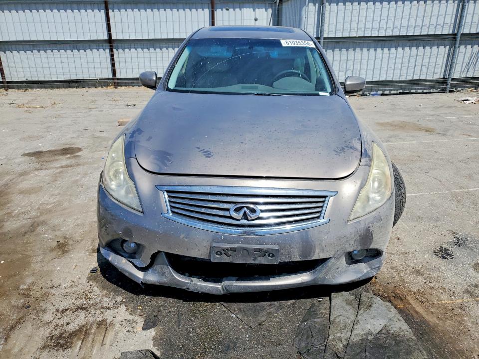 2013 Infiniti G VIN JN1CV6APXDM302975 COPART salvage auction — FRONT END, CA - SALVAGE CERTIFICATE, sold $350 on 2026-07-24 (photo 5)