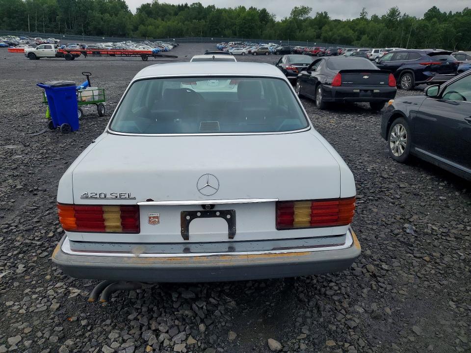 1987 Mercedes-benz 420 VIN WDBCA35D3HA326239 COPART salvage auction — MECHANICAL, NJ - CERTIFICATE OF TITLE, sold $325 on 2026-07-08 (photo 6)