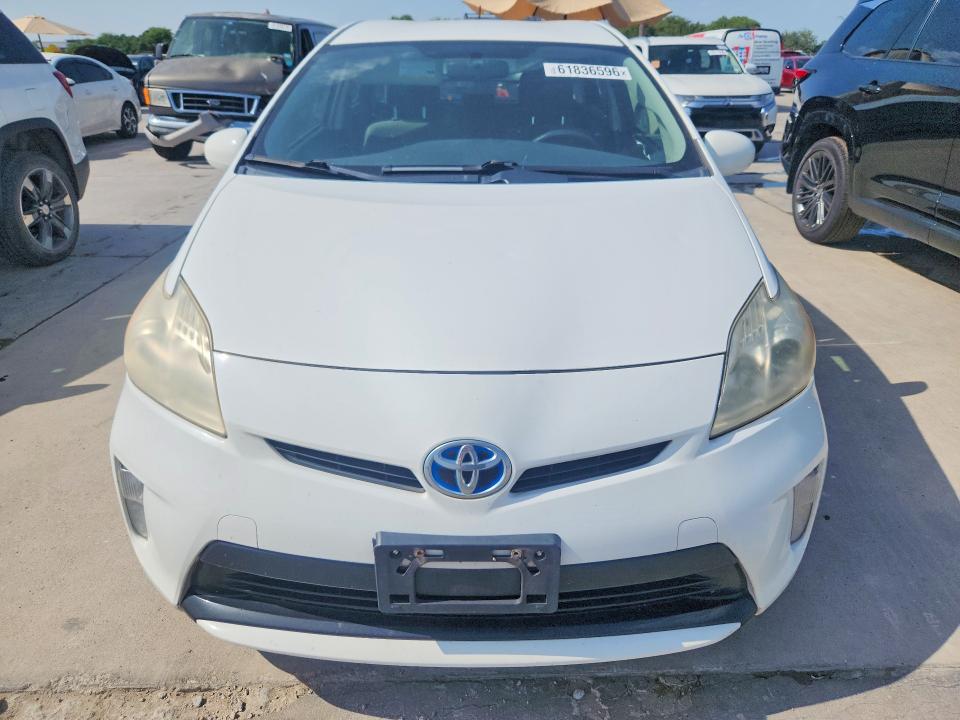 2013 Toyota Prius VIN JTDKN3DU7D5569753 COPART salvage auction — FRONT END, Tx - Certificate Of Title, sold $2,800 on 2026-07-27 (photo 5)