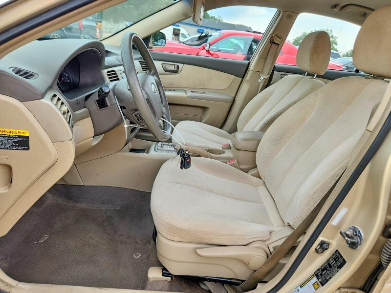 2007 Kia Optima VIN KNAGE123775146788 COPART salvage auction — SIDE, Fl - Cert Of Title Slvg Rebuildable, sold $450 on 2026-07-17 (photo 7)