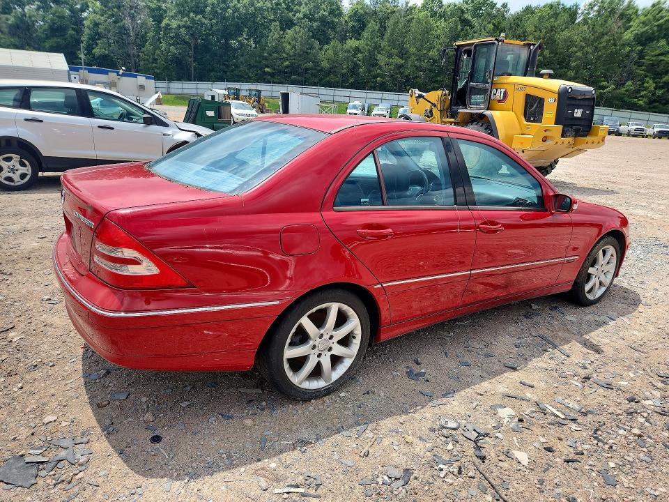 2004 Mercedes-benz C class VIN WDBRF40J64A565695 COPART salvage auction — BURN, Va - Cert Of Title - Salvage, sold $325 on 2026-07-20 (photo 3)