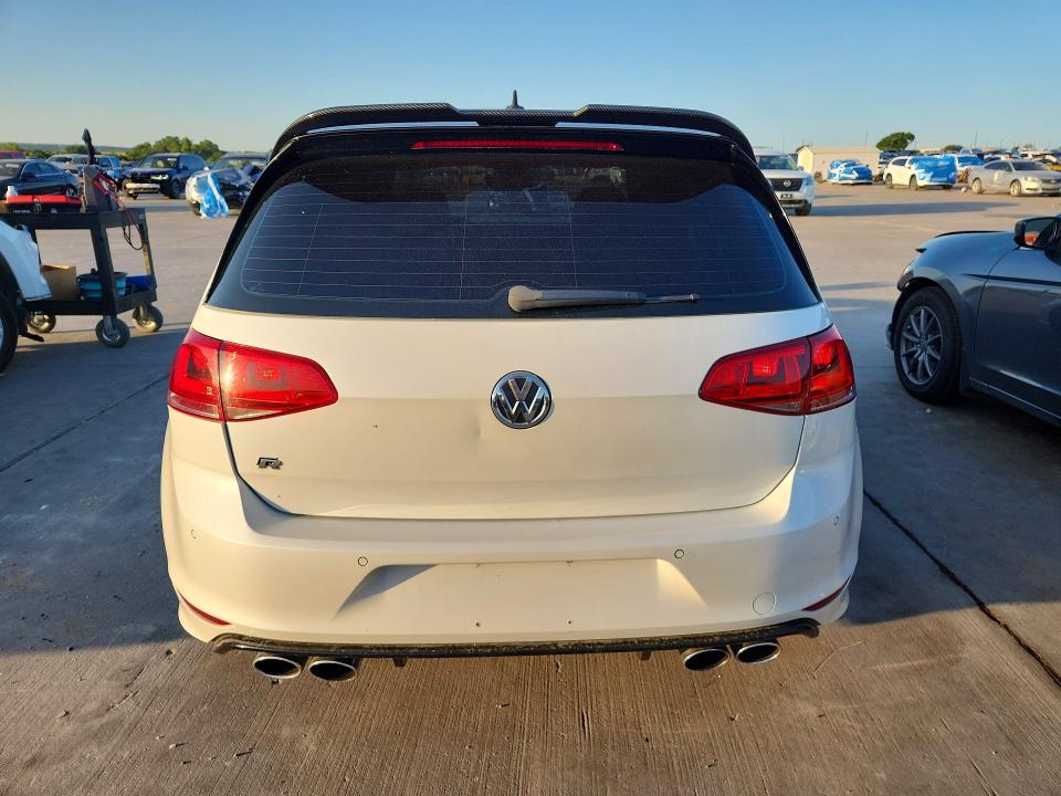 2017 Volkswagen Golf VIN WVWWF7AU2HW133242 COPART salvage auction — NORMAL WEAR, Tx - Certificate Of Title, sold $7,600 on 2026-07-23 (photo 6)