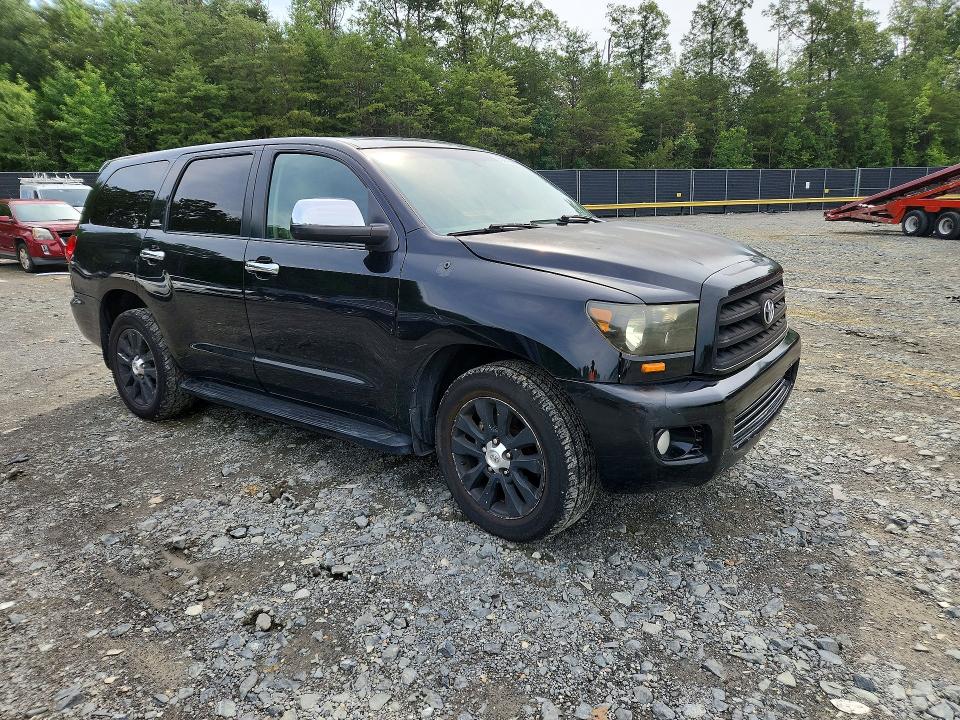2008 Toyota Sequoia VIN 5TDBY68A28S012080 COPART salvage auction — REAR END, MD - CERT OF SALVAGE < 75% DAMAGE, sold $2,950 on 2026-07-28 (photo 4)
