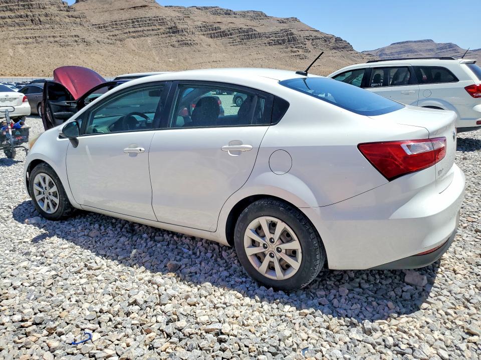 2016 Kia Rio VIN KNADM4A33G6654680 COPART salvage auction — MECHANICAL, Ca - Certificate Of Title, sold $275 on 2026-07-08 (photo 2)