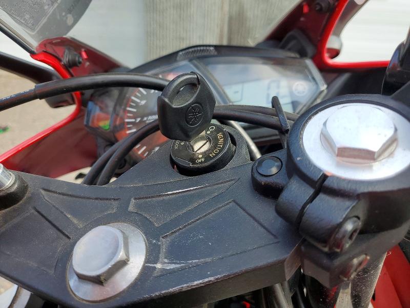 2015 Yamaha Yzf VIN MH3RH06Y1FK003436 COPART salvage auction — NORMAL WEAR, MN - CERT OF TITLE-PRIOR SALVAGE, sold $1,300 on 2026-07-30 (photo 8)