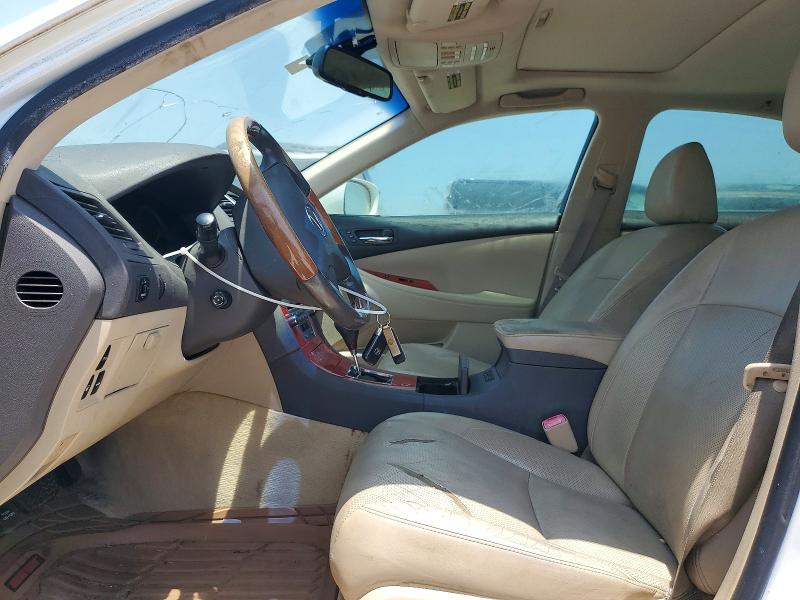 2007 Lexus Es 350 VIN JTHBJ46G672093105 COPART salvage auction — FRONT END, Tx - Certificate Of Title, sold $225 on 2026-07-24 (photo 7)
