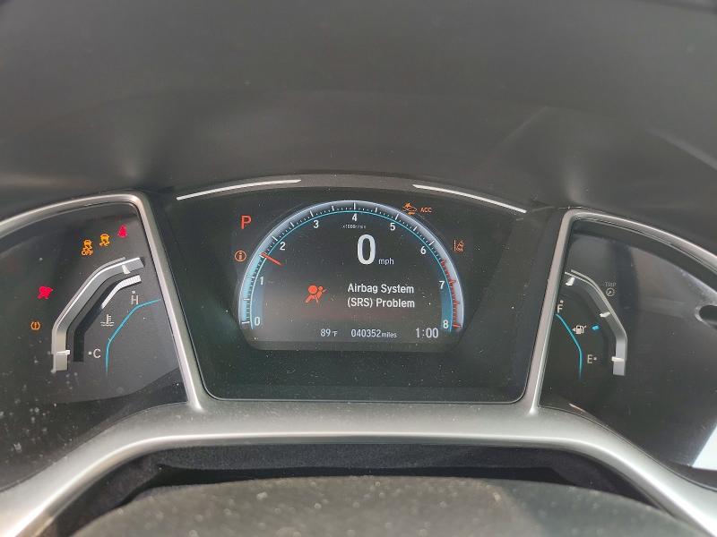 2019 Honda Civic VIN 19XFC1F31KE206804 COPART salvage auction — FRONT END, Oh - Cert Of Title-Salvage, sold $8,500 on 2026-07-31 (photo 9)