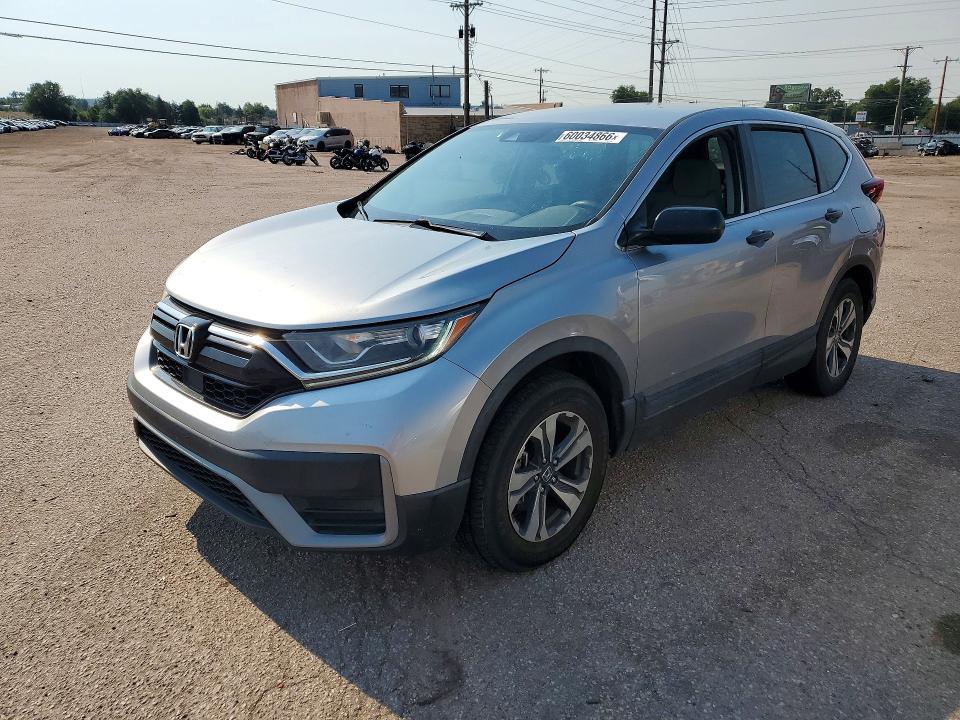 2020 Honda Cr-v VIN 2HKRW2H21LH606566 COPART salvage auction — HAIL, Co - Certificate Of Title, sold $11,900 on 2026-08-19 (photo 1)