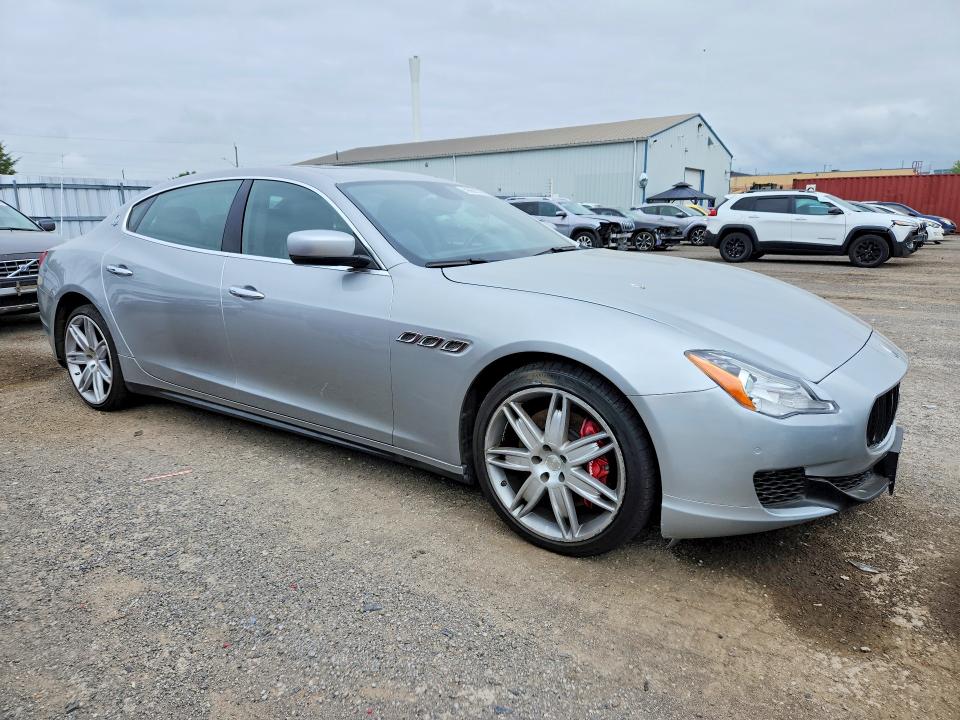 2014 Maserati Quattroporte VIN ZAM56RRA7E1079197 COPART salvage auction — MINOR DENT/SCRATCHES, On - Permit No Brand - Unfit (P), sold $4,050 on 2026-07-30 (photo 4)
