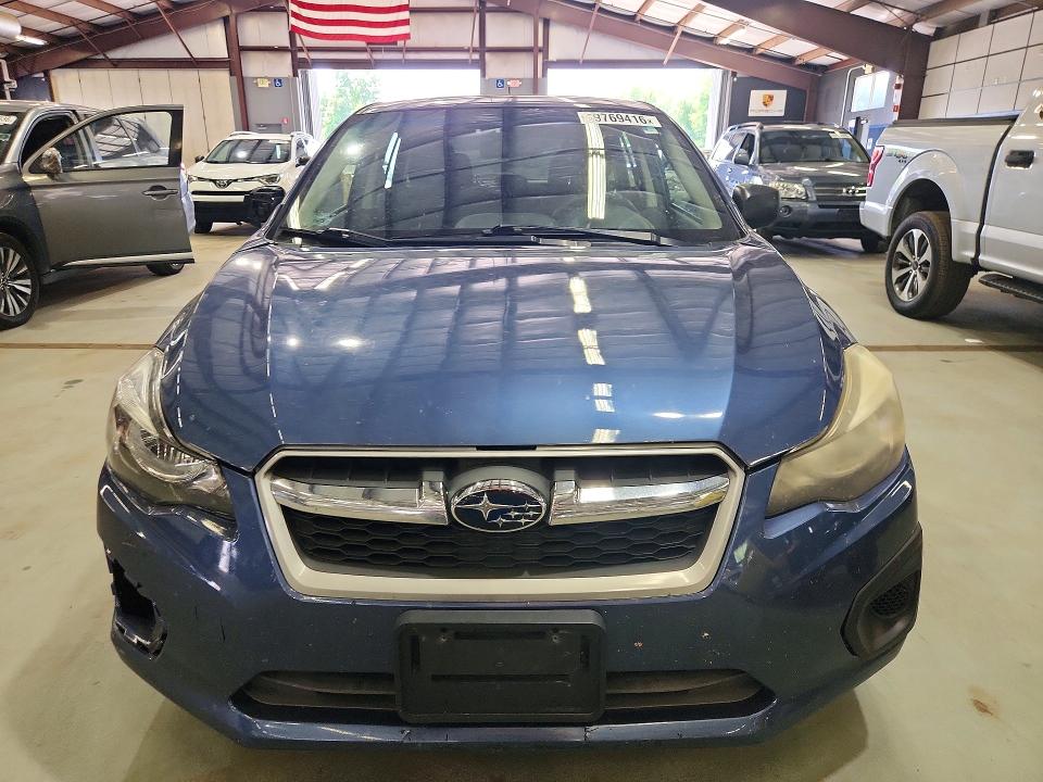 2013 Subaru Impreza VIN JF1GPAA69DH823588 COPART salvage auction — FRONT END, Ma - Certificate Of Title (P), sold $1,100 on 2026-07-27 (photo 5)