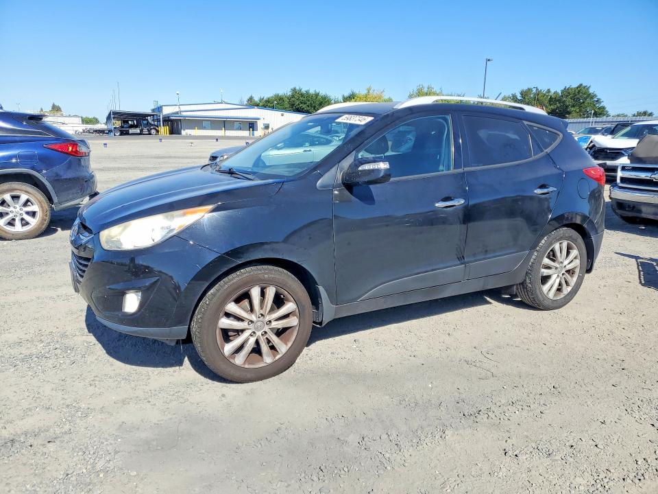 2013 Hyundai Tucson VIN KM8JU3AC9DU659949 COPART salvage auction — REAR END, CA - SALVAGE CERTIFICATE, sold $1,400 on 2026-07-14 (photo 1)