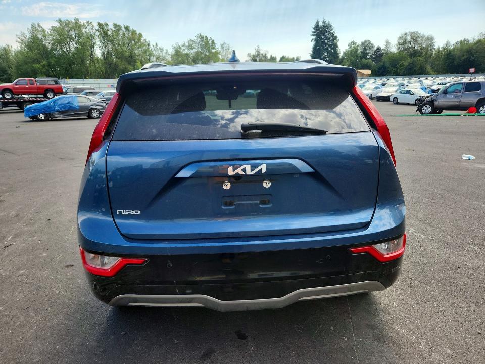 2023 Kia Niro VIN KNDCR3L13P5021365 COPART salvage auction — FRONT END, CA - CERTIFICATE OF TITLE, sold $6,500 on 2026-07-22 (photo 6)