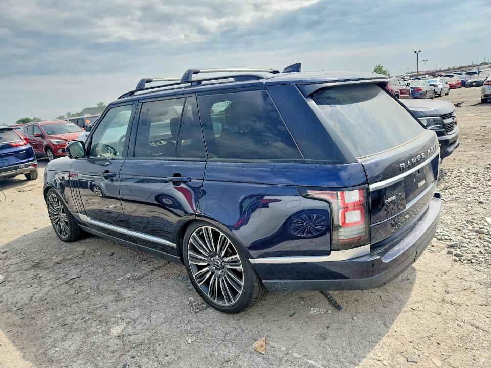 2017 Land rover RANGE ROVER VIN SALGS2FV1HA339467 COPART salvage auction — MECHANICAL, MT - CERTIFICATE OF TITLE, sold $9,800 on 2026-07-28 (photo 2)