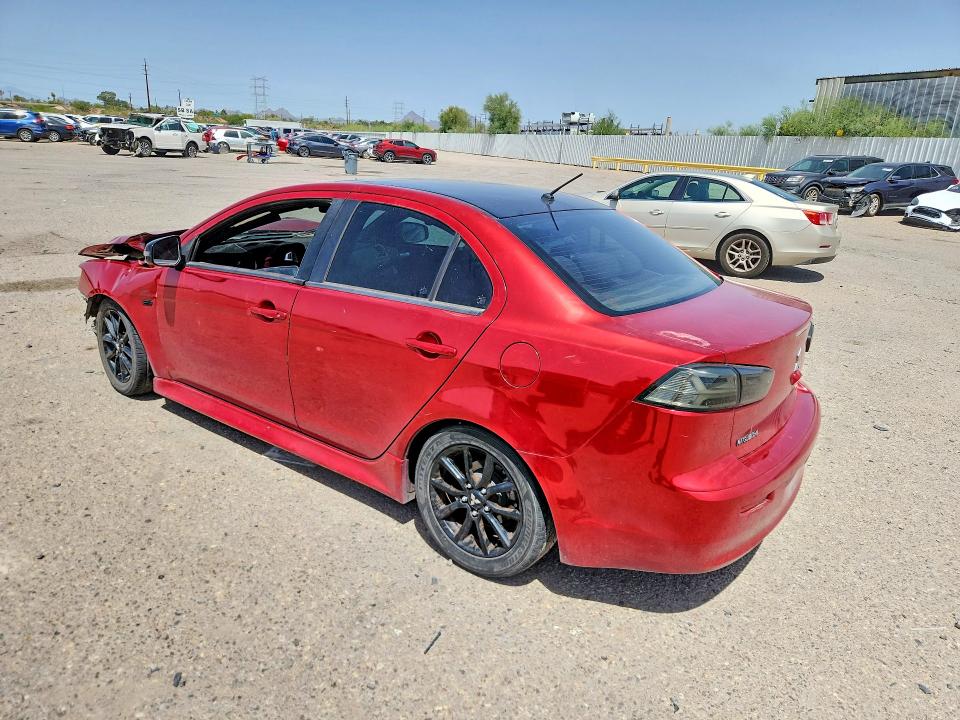 2017 Mitsubishi Lancer VIN JA32U2FU6HU012207 COPART salvage auction — FRONT END, AZ - CERT OF TITLE - SALVAGE, sold $175 on 2026-08-28 (photo 2)