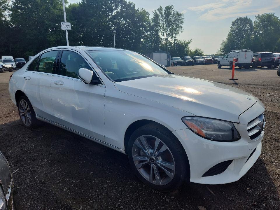 2021 Mercedes-benz C class VIN W1KWF8EB0MR652660 COPART salvage auction — MINOR DENT/SCRATCHES, Ct - Certificate Of Title, sold $13,200 on 2026-07-23 (photo 4)
