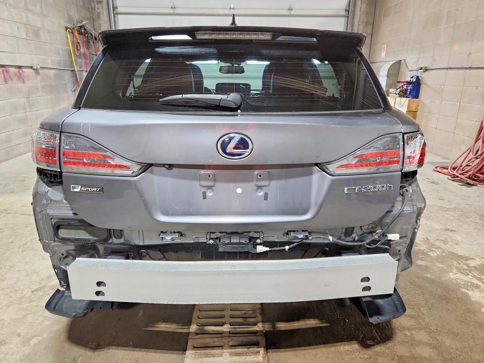2017 Lexus Ct VIN JTHKD5BH5H2295463 COPART salvage auction — REAR END, Mn - Cert Of Title-Salvage, sold $7,400 on 2026-08-11 (photo 6)