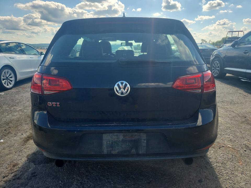 2017 Volkswagen Gti VIN 3VW547AU2HM050649 COPART salvage auction — FRONT END, Pa - Certificate Of Salvage, sold $2,550 on 2026-07-24 (photo 6)