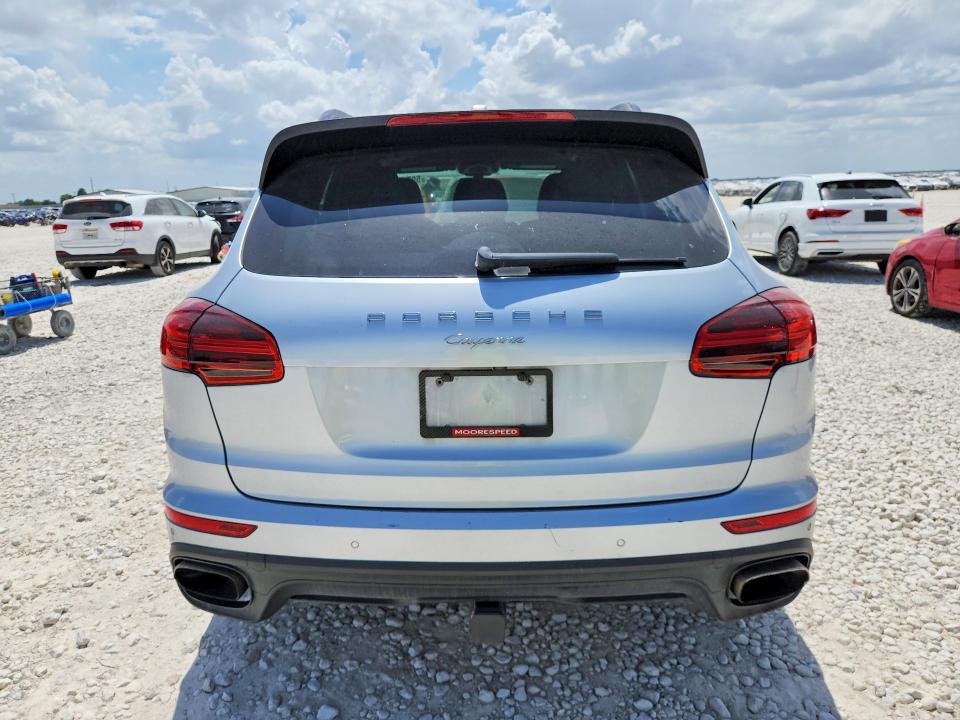 2018 Porsche Cayenne VIN WP1AA2A25JKA01520 COPART salvage auction — UNDERCARRIAGE, TX - SALVAGE VEHICLE TITLE (P), sold $9,300 on 2026-07-16 (photo 6)