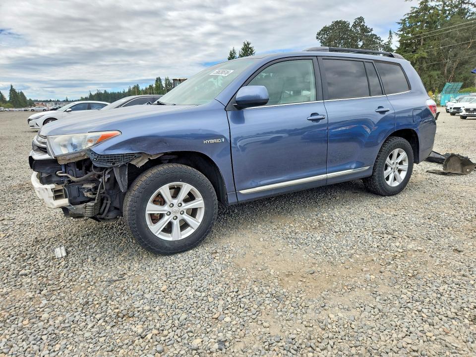 2011 Toyota Highlander VIN JTEBC3EH5B2000790 COPART salvage auction — FRONT END, Wa - Bill Of Sale, sold $2,150 on 2026-07-31 (photo 1)