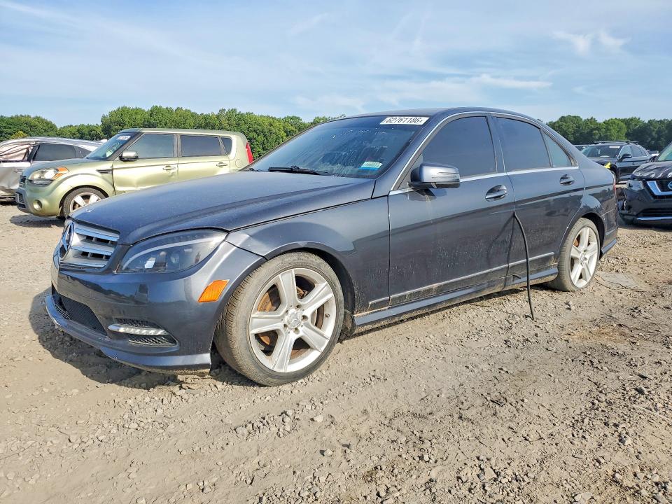 2011 Mercedes-benz C class VIN WDDGF8BB1BR141030 COPART salvage auction — ALL OVER, AR - CERTIFICATE OF TITLE (P), sold $1,500 on 2026-08-12 (photo 1)