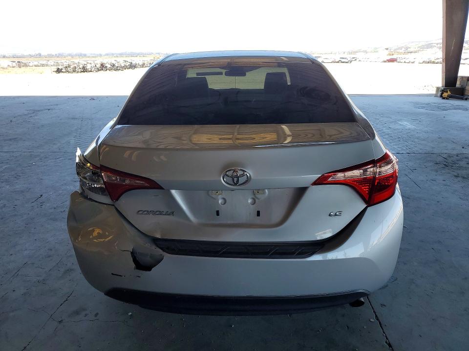 2019 Toyota Corolla VIN 5YFBURHE3KP863336 COPART salvage auction — REAR END, CA - SALVAGE CERTIFICATE, sold $4,900 on 2026-08-20 (photo 6)