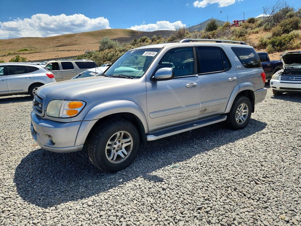2003 Toyota Sequoia VIN 5TDBT44AX3S181720 COPART salvage auction — FRONT END, Nv - Certificate Of Title, sold $775 on 2026-07-09 (photo 1)