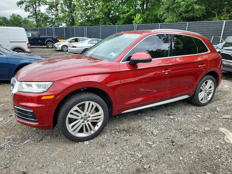 2018 Audi Q5 VIN WA1BNAFYXJ2178883 COPART salvage auction — MINOR DENT/SCRATCHES, MD - CERT OF SALVAGE < 75% DAMAGE, sold $400 on 2026-07-31 (photo 1)