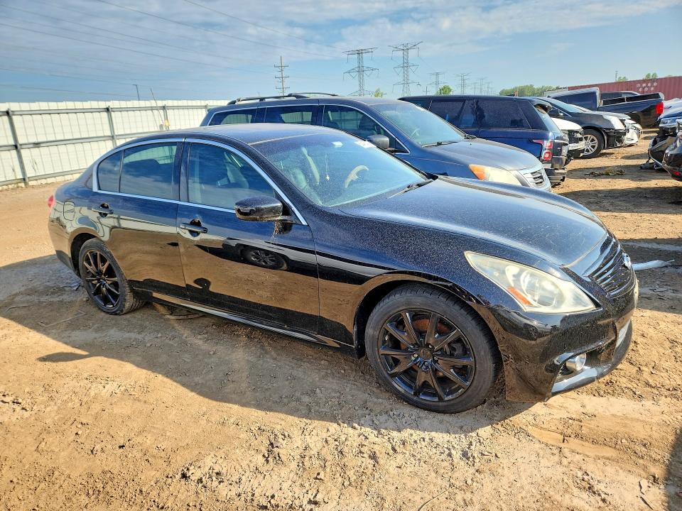 2012 Infiniti G VIN JN1CV6ARXCM681024 COPART salvage auction — WATER/FLOOD, Il - Certificate Of Title, sold $450 on 2026-07-16 (photo 4)