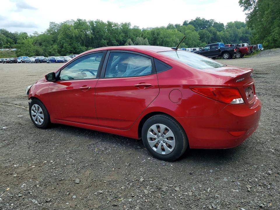 2017 Hyundai Accent VIN KMHCT4AE3HU291552 COPART salvage auction — FRONT END, Ny - Mv-907A Salvage Certificate, sold $325 on 2026-07-23 (photo 2)