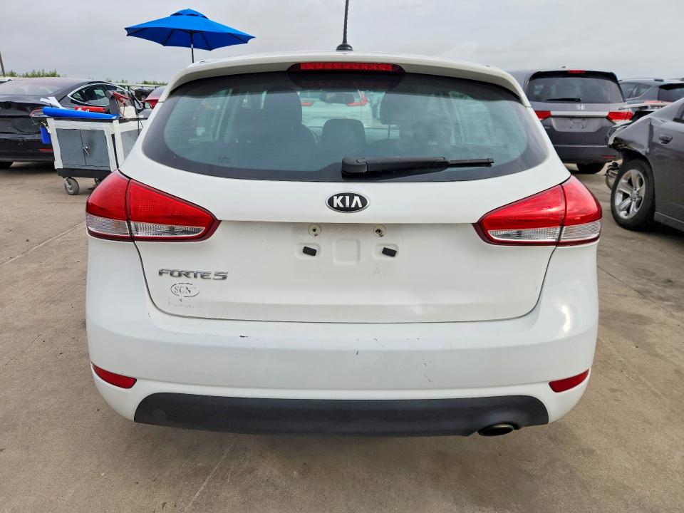 2017 Kia Forte VIN KNAFK5A87H5718209 COPART salvage auction — REAR END, TX - CERT OF TITLE-REBUILT SALVAGE (P), sold $950 on 2026-07-30 (photo 6)