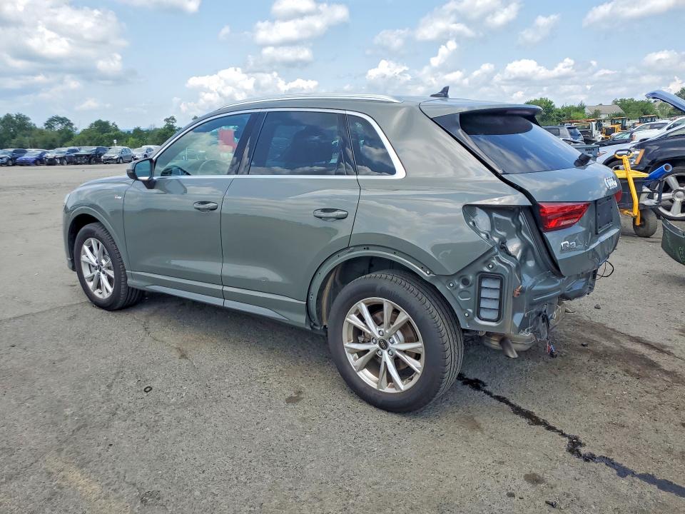 2025 Audi Q3 VIN WA1DECF39S1033544 COPART salvage auction — REAR END, Pa - Certificate Of Salvage, sold $9,400 on 2026-07-28 (photo 2)