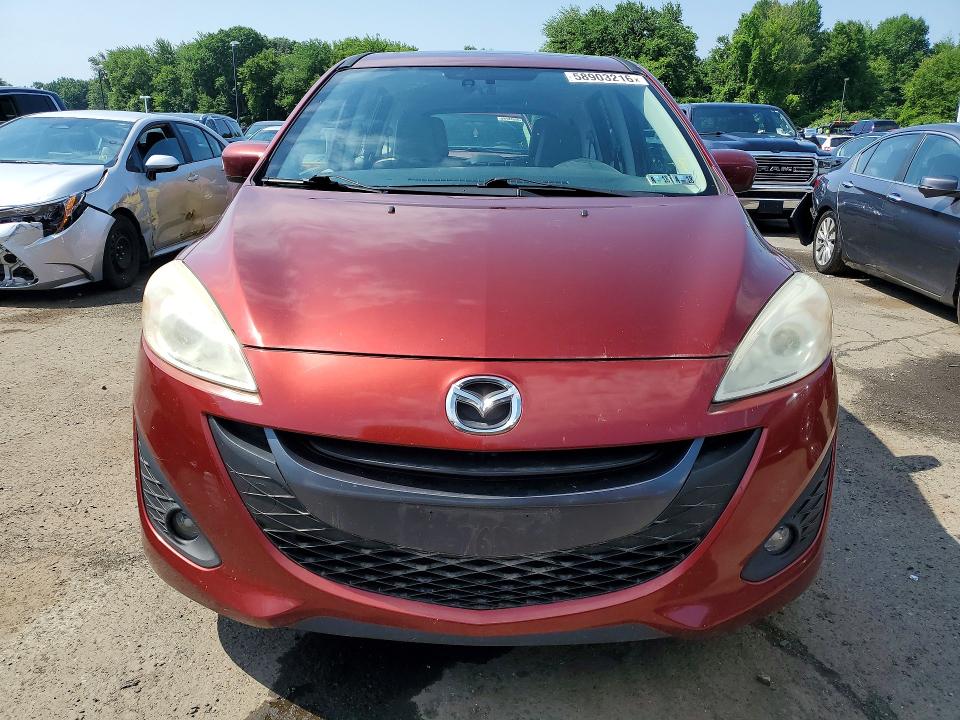 2012 Mazda 5 VIN JM1CW2DL2C0142558 COPART salvage auction — REAR END, Ct - Cert Of Title-Salvage, sold $575 on 2026-07-09 (photo 5)