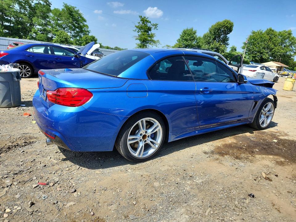 2017 BMW VIN WBA4U1C54H5A16137 COPART salvage auction — FRONT END, NJ - CERT OF TITLE-SALVAGE, sold $250 on 2026-07-29 (photo 3)