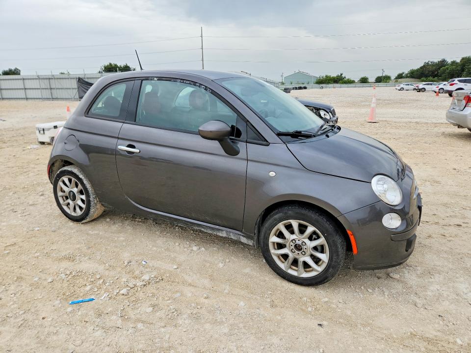 2017 Fiat 500 VIN 3C3CFFKR0HT700114 COPART salvage auction — MECHANICAL, TX - CERTIFICATE OF TITLE, sold $1,300 on 2026-08-06 (photo 4)