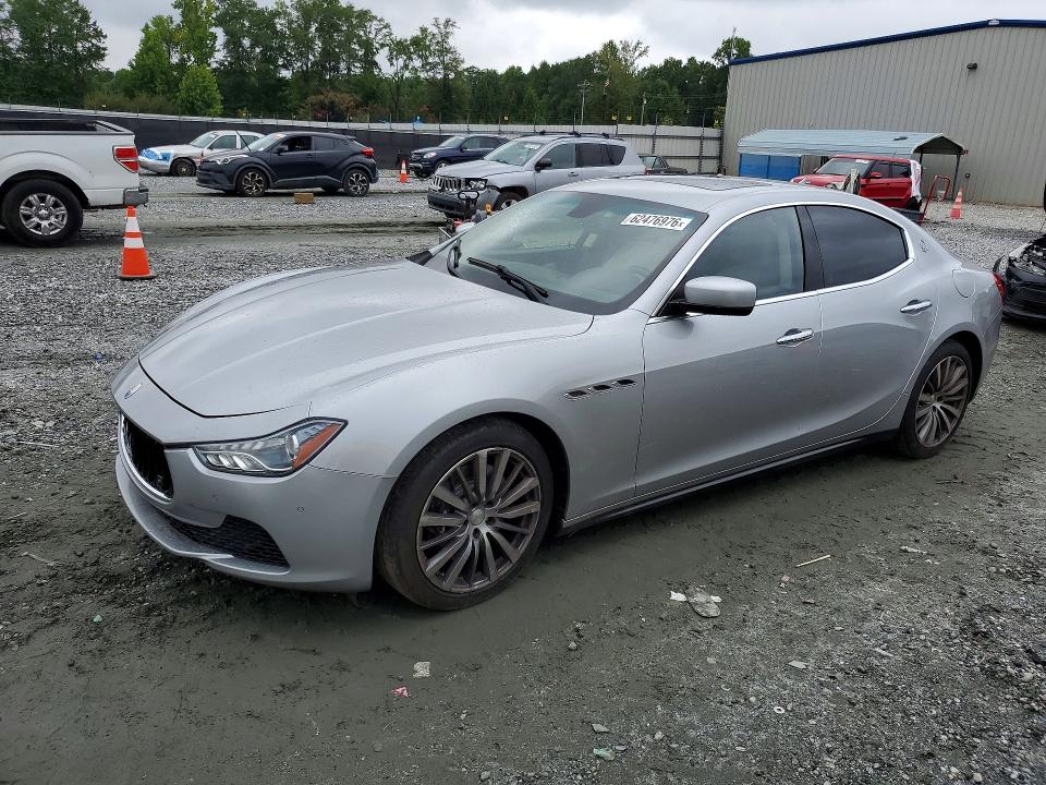 2015 Maserati Ghibli VIN ZAM57RTA1F1135402 COPART salvage auction — MECHANICAL, Sc - Certificate Of Title, sold $2,400 on 2026-08-05 (photo 1)