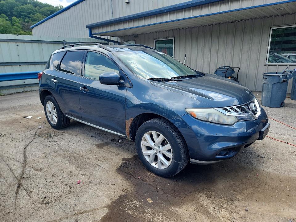 2012 Nissan Murano VIN JN8AZ1MW6CW220232 COPART salvage auction — SIDE, Pa - Certificate Of Salvage, sold $400 on 2026-07-16 (photo 4)