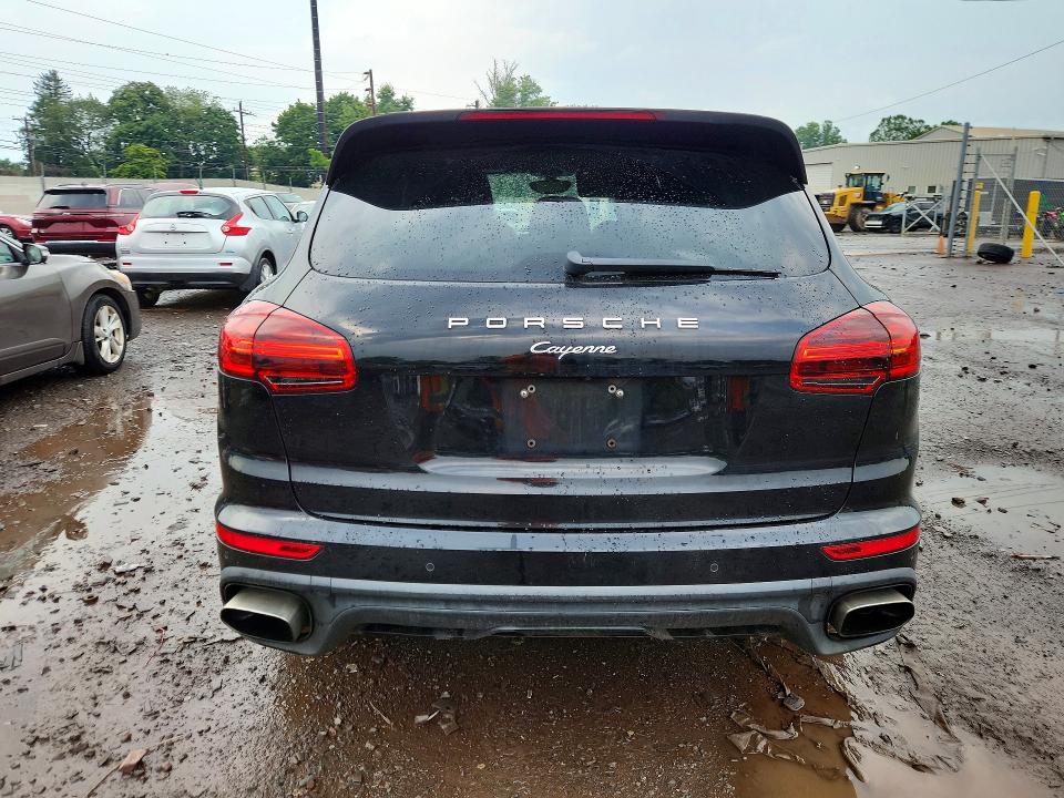 2016 Porsche Cayenne VIN WP1AA2A20GLA09477 COPART salvage auction — FRONT END, Pa - Certificate Of Salvage, sold $5,800 on 2026-08-05 (photo 6)