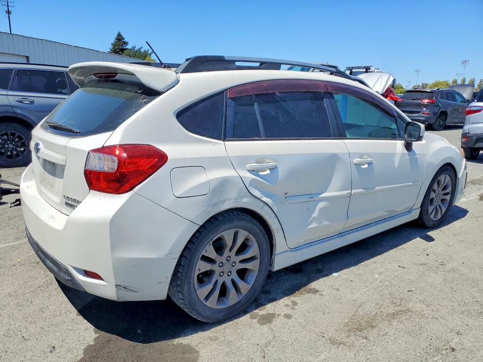 2013 Subaru Impreza VIN JF1GPAS63DH831524 COPART salvage auction — SIDE, Ca - Dlr/Dis/Exp Only Salvage Title, sold $1,100 on 2026-07-31 (photo 3)